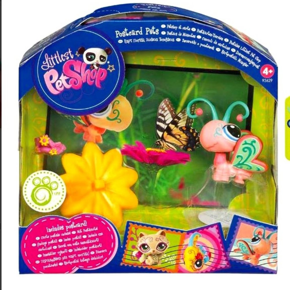 littlest Pet Shop Postcard tattooed Butterfly NIB not cc eligible